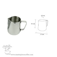 เหยือกสตีมนมแสตนเลส ปากแหลม มีสเกล ขนาด 350 cc. (Pitcher) 